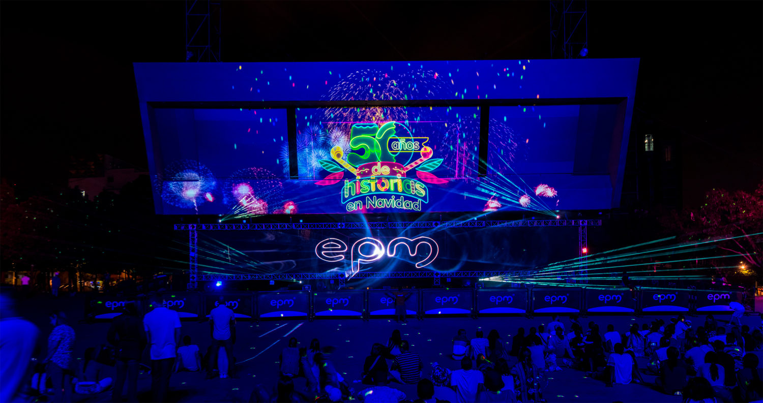 Mapping 50 años Alumbrados Navideños EPM